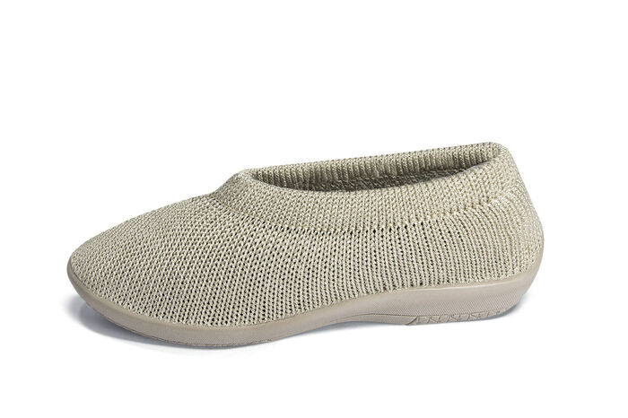 Ballerina mit elastischem Einschlupf BEIGE