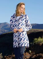 Funktionsjacke mit grafischem Druckdessin 