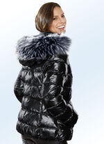 Jacke mit Kassettenstepp SCHWARZ