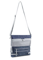 Tasche mit teilweise glitzernden Flechtdurchzügen JEANS