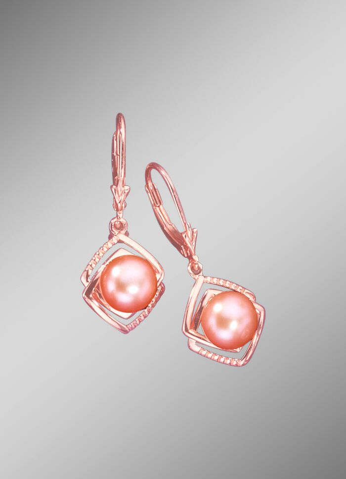 Ohrringe mit S&uuml;&szlig;wasser-Zuchtperle 