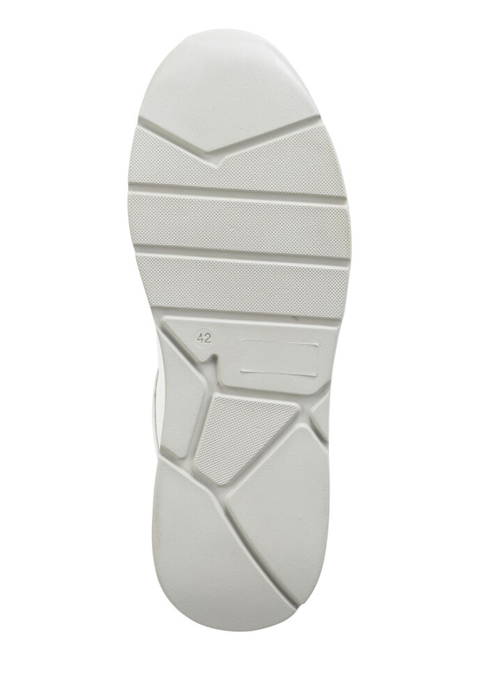 GINO GALANTE, klassische Herren-Sneaker, mit Rei&szlig;verschluss WEISS