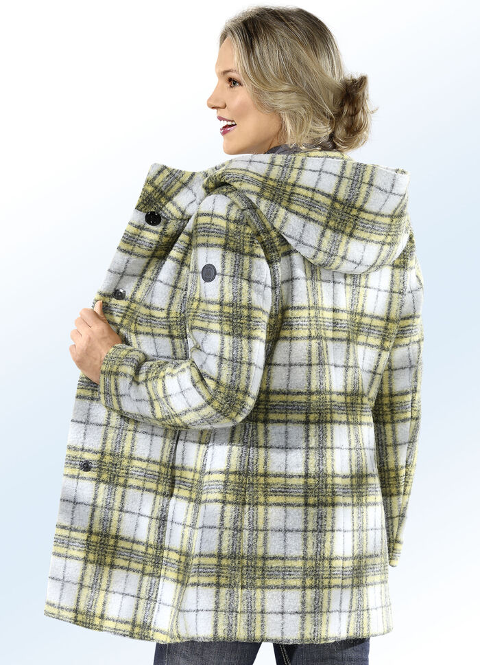 Jacke mit angesagtem Karodessin 