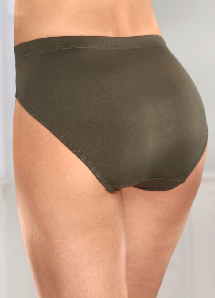 Viererpack Slips mit Gummizug im Bund 