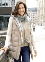 Steppweste mit 2-Wege-Rei&szlig;verschluss 