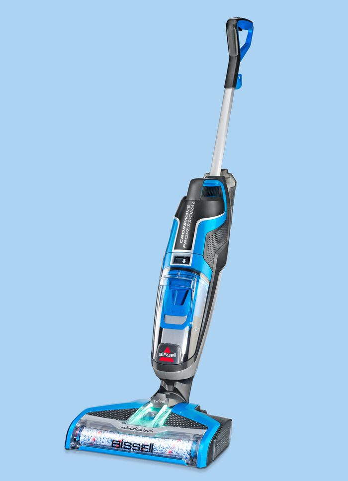 Bissell Nass-Trockensauger inkl. 3 B&uuml;rsten und Reiniger BLAU