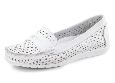 Gemini Slipper aus Nappaleder mit Lederspange 