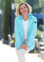 Funktionsjacke mit fester Kapuze BALIBLAU-WEISS