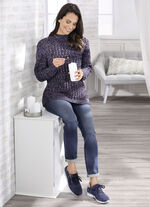 Pullover in aufwendiger Melange-Optik MARINE-MULTICOLOR