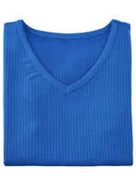 Laurina Shirt mit V-Ausschnitt ROYALBLAU
