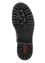 Rieker, stylische Damen-Stiefeletten, Winterschuhe, mit Rei&szlig;verschluss SCHWARZ-GOLD