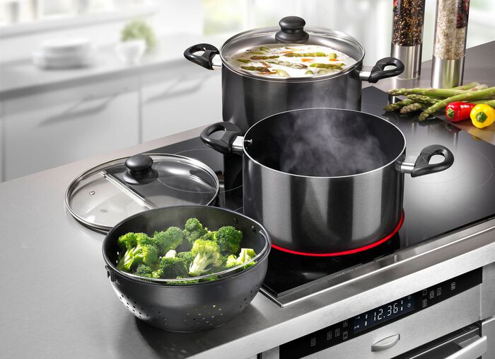 Topf-Set aus Aluminium, 6-teilig 