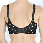 Schwarzer BH mit wei&szlig;em Punktedessin 