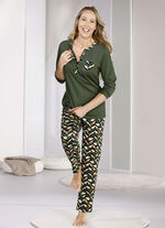 Schlafanzug mit Knopfleiste  