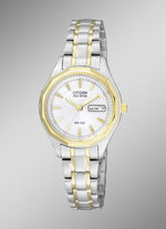 Damenuhr aus Edelstahl in Bicolor 