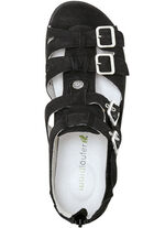 Waldl&auml;ufer Sandale mit verstellbaren Riemchen SCHWARZ