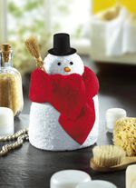 Frottier-Set Schneemann, 3-teilig 