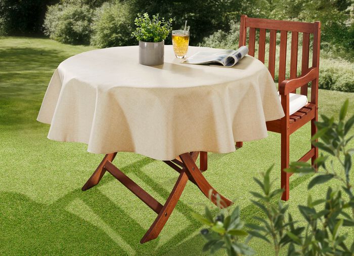 Tischdecke oder Sitzkissen f&uuml;r den Innen- und Au&szlig;enbereich mit Fleckschutz-Ausr&uuml;stung 