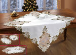 Tischdekoration mit Organza-Einsätzen 