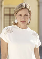 Außergewöhnliche Ohrringe, echte Muschel 