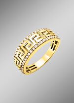 Damenring mit Meandermuster  