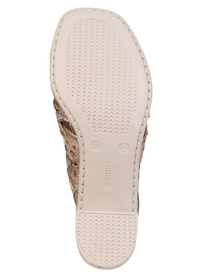 Rieker, trendige Damen-Sandaletten, mit Fersen-Klettverschluss 