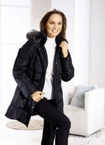 Longjacke mit ansprechendem Dessin 