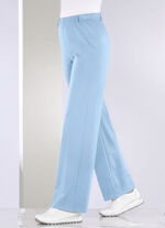 Hose in modischer Palazzo-Form HELLBLAU