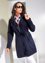 Funktions-Kurzmantel mit abnehmbarer Kapuze 