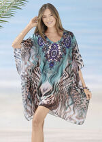 Laurina Tunika mit Schmucksteinchen 