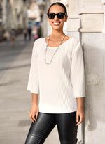 Tunika aus duftigem Plisse&eacute; 