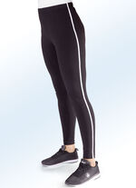 Leggings von „Delena“ in 3 Farben SCHWARZ-WEISS