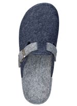 Klassische Herren-Hausschuhe, aus Wollfilz MARINE