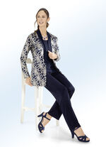 Edles Chasuble in Marine-Gold MARINE-GOLD