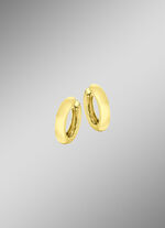 Klassische, gl&auml;nzende Klappcreolen 