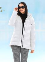 Funktionsjacke mit abnehmbarer Kapuze 