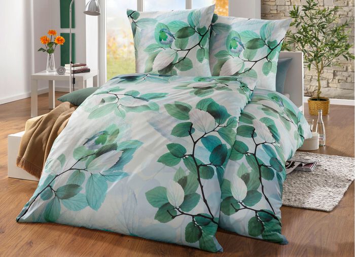 Microfaser-Bettwäsche-Garnitur von Grund GRÜN