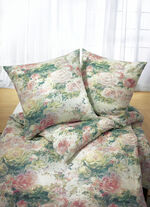 Bettwäsche-Garnitur in verschiedene Qualitäten ROSÉ-GRÜN