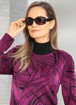 Unterzieh-Rollkragen mit Rippenstrick 