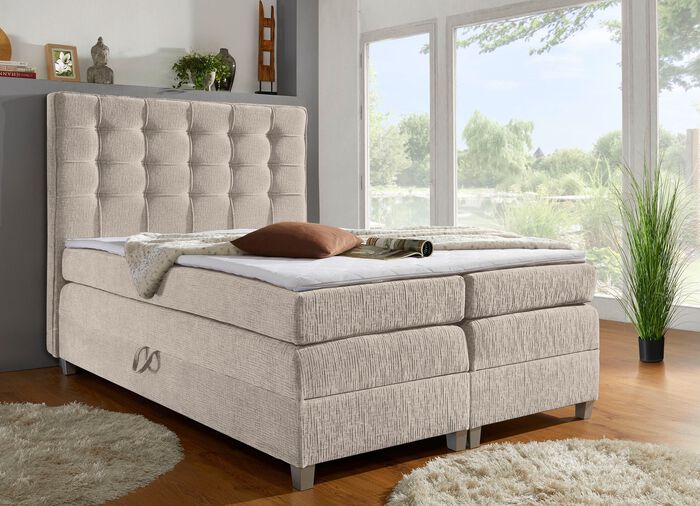 Boxspringbett mit 2 praktischen Bettk&auml;sten 