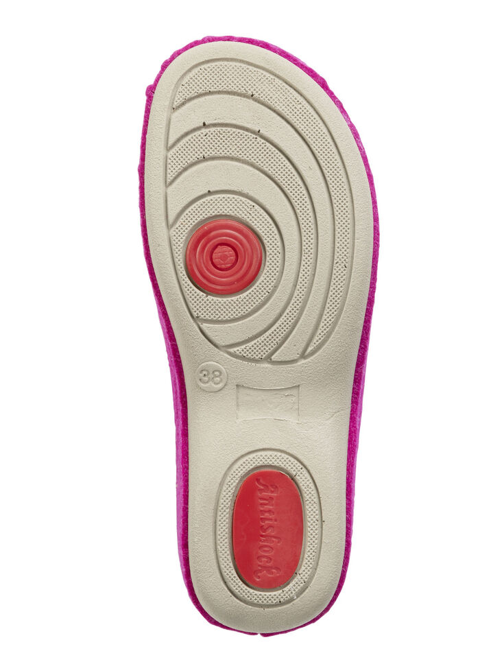 Laurina Pantoffel mit pfiffiger Nietenzier PINK