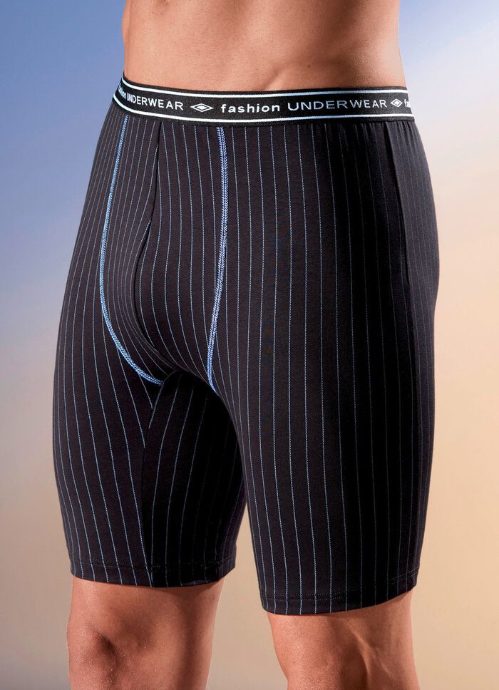 Dreierpack Longpants mit Streifendessin 