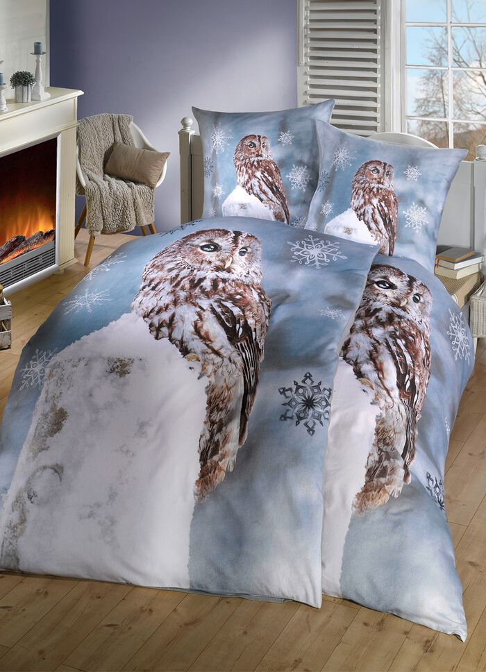 Renforc&eacute; Bettw&auml;sche-Garnitur mit Rei&szlig;verschluss 