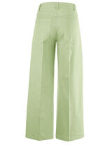 Culotte mit modisch weitem Bein  GR&Uuml;N