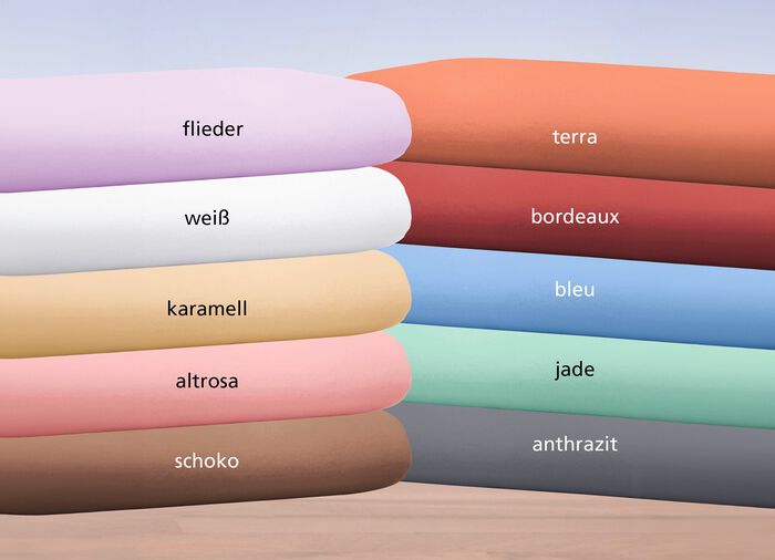 Biber-Betttuch aus 100% Baumwolle ALTROSA