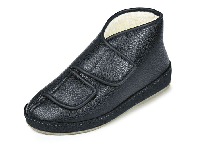 Gef&uuml;tterter Therapieschuh f&uuml;r Sie & Ihn SCHWARZ