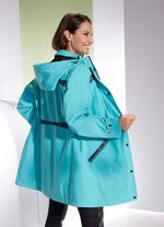 Funktions-Longjacke mit abnehmbarer Kapuze 