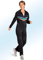 "Plantier"-Freizeitanzug mit Strickeins&auml;tzen 