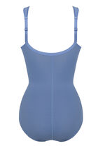 Anita Hosenkorselett mit transparenten T&uuml;lleins&auml;tzen JEANSBLAU