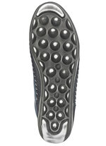 Gemini Mokassin-Bootie mit Knitter-Struktur BLAU